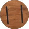 Tischplatte Schweizer Kante Akazie nussbaumfarben 80 cm Produktbild-Vorschau 4