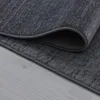 Kurzflor Teppich Wohnzimmer Grau 140x200 Rechteck Produktbild-Vorschau 5