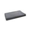 A folded grey mattress cover is shown on a white background. Produktbild-Vorschau