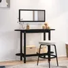 vidaXL Konsolentisch Schwarz 110x40x80 cm Massivholz Kiefer Produktbild-Vorschau 2