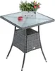 Polyrattan Balkontisch Rattan Tisch Beistelltisch Produktbild-Vorschau 2