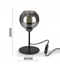 LUXOLAR Led Tischleuchte mit Schalter - Schwarz Glas Produktbild-Vorschau 2