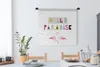 MuchoWow® Wandteppich Wandbehang Flamingo - Sommer - Rosa Produktbild-Vorschau 2