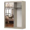 Schwebetürenschrank Kleiderschrank Schrank 160 cm Produktbild-Vorschau 4