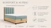Trinity K-1 Einzelbett 100x200 Mintgrün | Boxspringbett mit Produktbild-Vorschau 5