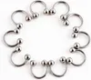 10-teiliges Edelstahl-Piercing-Set in Hufeisenform für Produktbild-Vorschau 1