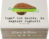 Mr. & Mrs. Panda Holztruhe Yoga Humor 22 x 15 cm - Weiß - Produktbild-Vorschau 3