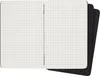 Moleskine Cahier pocket kariert schwarz DIN A6. 3er Pack Productafbeelding-voorbeeld 5