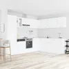 A modern, white modular kitchen setup. Náhľad obrázku produktu
