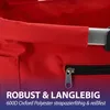 Einkaufskorb faltbar rot Aluminium Polyester 600D Produktbild-Vorschau 5