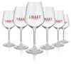 6x Lillet Stielgläser Set 0,46 l – Original mit 4 cl Produktbild-Vorschau 2