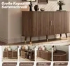 Credenza Merax con 2 ante scorrevoli e 2 cassetti, comò con Anteprima dell’immagine prodotto 7