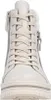 A close-up front view of a white boot. Produktbild-Vorschau