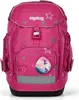 A pink backpack with star patterns and a unicorn patch. Náhled obrázku produktu