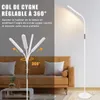 ZMH Lampadaire Salon Lampadaire LED à intensité variable Voir les images du produit 4