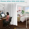 Raumteiler Paraventgestell, Gardinenstange, Raumtrenner, Produktbild-Vorschau 6