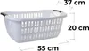 Wäschekorb-Set BASKLINE – 3er Set – 30 L – hellgrau – 55 × Produktbild-Vorschau 2