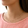 MATERIA Kugel Halskette Damen Silber 925 - Silberkette Produktbild-Vorschau 2