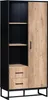 Buffet haut moderne Sweiko 80 x 40 x 180 cm – aspect bois Voir les images du produit 17