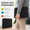 14 Zoll Laptop Tasche Notebooktasche Schwarz Notebook Produktbild-Vorschau 3