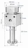 2x Anhängerstütze 360–595 mm – Kurbelstütze Anhänger je Produktbild-Vorschau 1