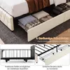 OYAJIA Polsterbett 160x200cm mit LED, Doppelbett mit 4 Produktbild-Vorschau 6