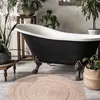 Okrągły pleciony dywan jutowy Abril 90cm Podgląd zdjęcia produktu 5