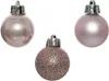 Christbaumkugeln Kunststoff 3cm 14er Set - Rosa Produktbild-Vorschau