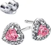 Pandora Sublime cœur rose Boucles d'oreilles 298427C02 Voir les images du produit 7