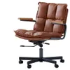 Kancelárska stolička, kožená, ergonomická, otočná, stolička Náhľad obrázku produktu 4