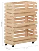 vidaXL Vozík na zeleninu 57x30x80 cm borovicový masiv Náhled obrázku produktu 7