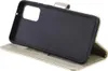 A gold flip case for a smartphone is shown open, revealing the black interior where the phone would be placed. Produktbild-Vorschau