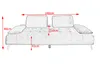 KAWOLA Sofa WIOLO Schlafsofa Daybed velvet moosgrün Produktbild-Vorschau 6