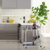 relaxdays Carrello portavivande BARON argento 70,0 x 40,0 x Anteprima dell’immagine prodotto 5