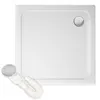 AQUENITH Duschwanne 80x80cm Duschtasse Komplett Set Extra Produktbild-Vorschau 1