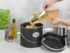 WENKO Metall Komposteimer Nero 6 L in Schwarz 22,5 x 22,5 Produktbild-Vorschau 7