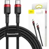 Baseus Cafule, 2 m, USB C, USB C, 0,48 Gbit/s, Schwarz, Rot Produktbild-Vorschau 25