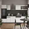 Küchenzeile Vicco R-Line Weiß 300 cm  J-Shape mit Produktbild-Vorschau 5