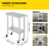 Stół roboczy ze stali nierdzewnej SucceBuy | 12 x 24 x 34 Podgląd zdjęcia produktu 7
