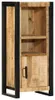 vidaXL Badschrank 40x30x90 cm Raues Massivholz Mango Produktbild-Vorschau 8