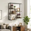 COSTWAY Weinregal Wand, Bar Regal mit 6 Regalböden & 4 Produktbild-Vorschau 7