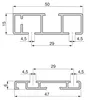 Kit de 2 portes coulissantes - Flow de ferrures pour Voir les images du produit 6