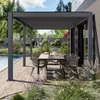 PRIMEYARD Pergola 3x6 m Aluminium Pfosten mit Lamellendach Produktbild-Vorschau 4