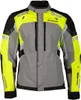 Klim Latitude Motorrad Textiljacke (Grey/Yellow,56) Produktbild-Vorschau 1