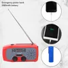 Nouzové ruční rádio s LED svítilnou AM FM NOAA Přenosné Náhled obrázku produktu 3