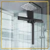 Duschabzieher schwarz Silikon Fensterabzieher Glas Spiegel Produktbild-Vorschau 5