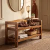 CASARIA® Schuhregal mit 2 Ebenen 75x26x42cm Produktbild-Vorschau 2