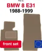 Beige Vordermatten für: BMW 8 E31 Coupé (1988-1999) Produktbild-Vorschau 16