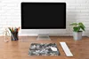 MuchoWow® Mauspad Mousepad Schwarz - Weiß - Muster - Natur Produktbild-Vorschau 4