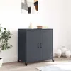 vidaXL Kredens stalowy antracyt 68x39x72 cm Podgląd zdjęcia produktu 3